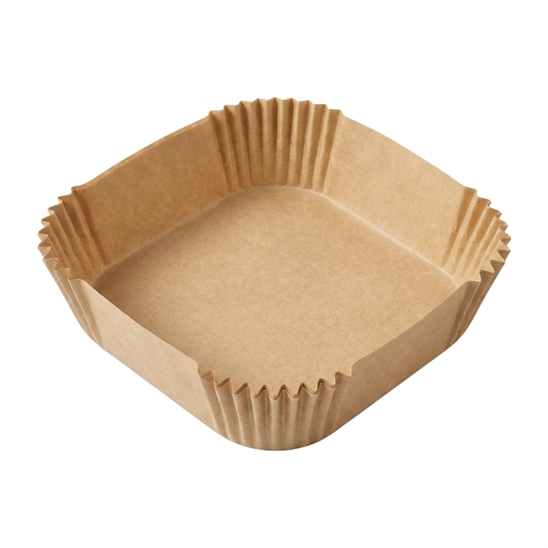 MOLDES DE PAPEL 50 UN PARA FREIDORA DE AIRE 160 X 45 MM CUADRADO CALIDAD PREMIUM - 8