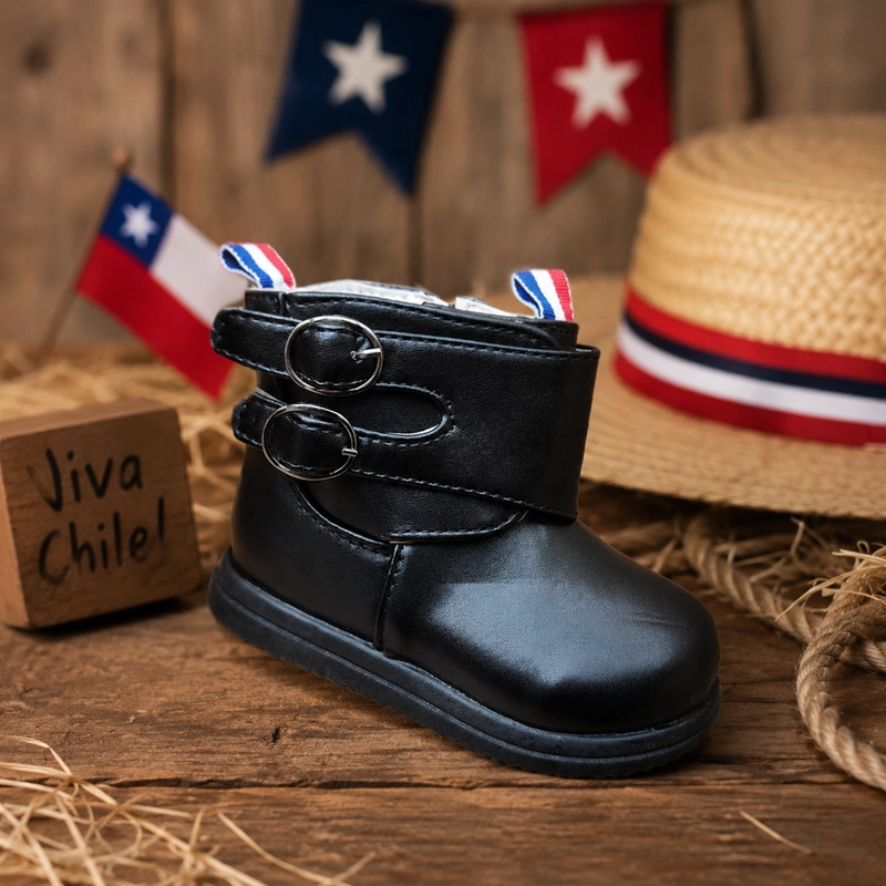 CALZADO BOTIN HUASO NIÑO SUELA PLANA 7296 - 5