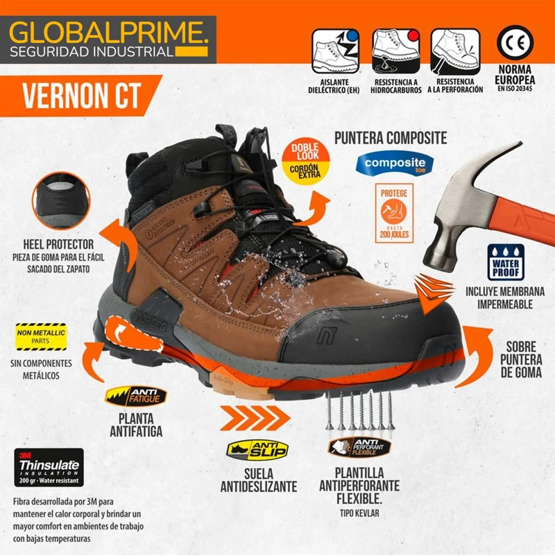 BOTIN DE SEGURIDAD VERNON CT - 4