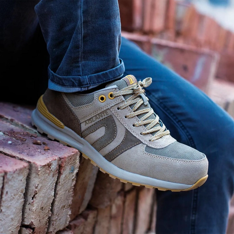 ZAPATILLA DE SEGURIDAD EROS BEIGE PUNTERA COMPOSITE - 8