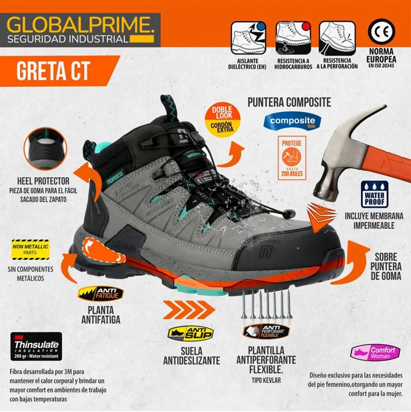 BOTIN DE SEGURIDAD GRETA CT - 6