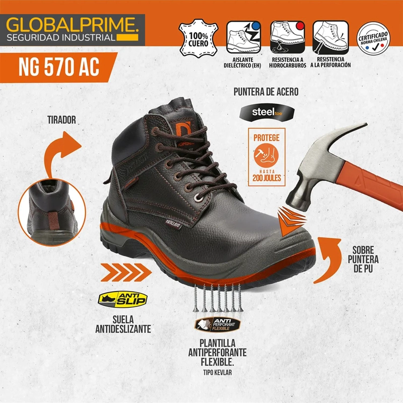 BOTIN DE SEGURIDAD MULTIFAENA NG-570 - 6