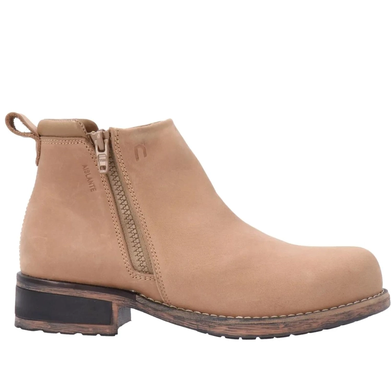 BOTIN DE SEGURIDAD NICE BEIGE PUNTERA DE ACERO - 2