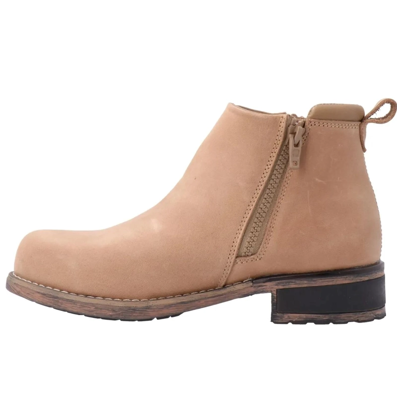 BOTIN DE SEGURIDAD NICE BEIGE PUNTERA DE ACERO - 4