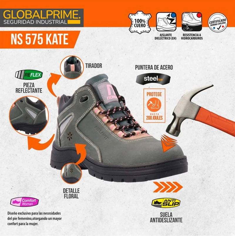 BOTIN DE SEGURIDAD KATE NS-575 - 6