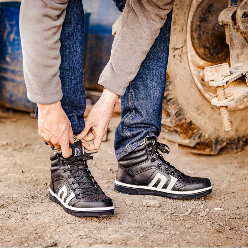 BOTIN DE SEGURIDAD URBAN WORKER BLACK - 6