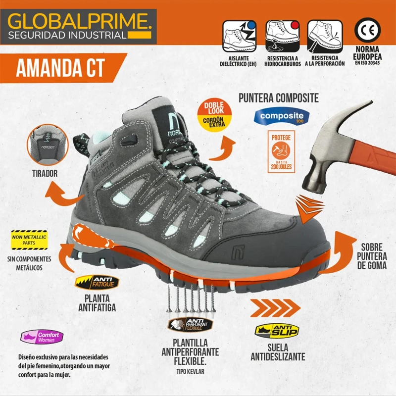 BOTIN DE SEGURIDAD AMANDA CT - 7