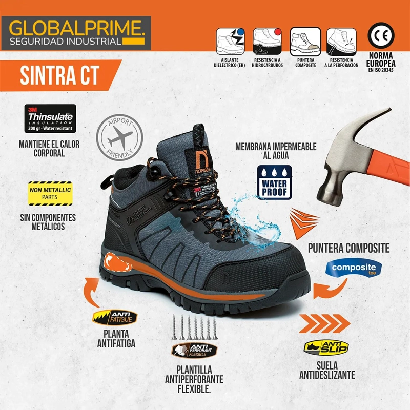 BOTIN DE SEGURIDAD SINTRA CT WATERPROOF - 7