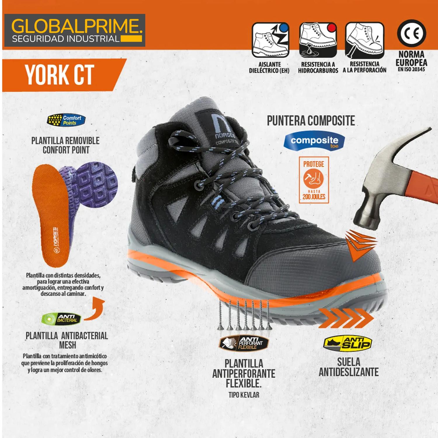 BOTIN DE SEGURIDAD YORK CT - 6