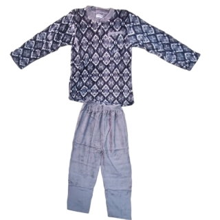 PIJAMA HOMBRE POLAR LARGO EXTRA SUAVE - 1