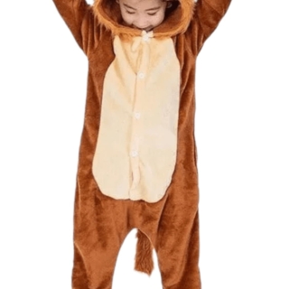 PIJAMA ENTERITO POLAR NIÑO LEÓN - 1