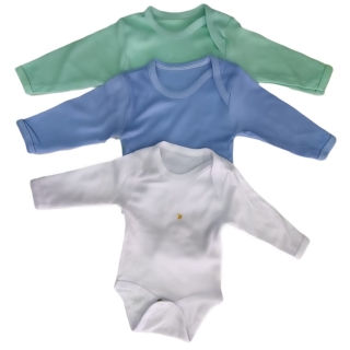 PACK 3 BODYS BEBÉ NIÑO 100% ALGODÓN - 1