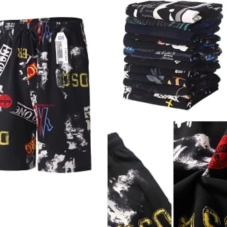 PACK 3 SHORTS HOMBRE ESTAMPADOS. SECADO RAPIDO - 1