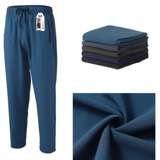 PACK 3 PANTALONES BUZO HOMBRE LISO SECADO RÁPIDO SIN PUÑO - 1
