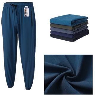 PACK 3 PANTALONES BUZO HOMBRE LISO SECADO RÁPIDO CON PUÑO - 1