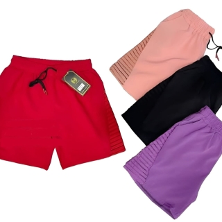 PACK 3 SHORTS MUJER LISO SECADO RÁPIDO. FIT DEPORTIVO - 1