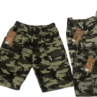 PACK 3 SHORT NIÑO MILITAR - 1