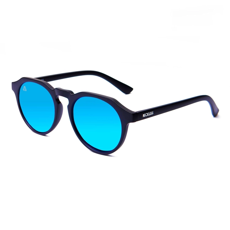 LENTES SOL RECKLESS STONE NEGRO AZUL PROTECCIÓN UV 400 - 2