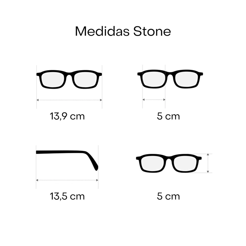 LENTES SOL RECKLESS STONE NEGRO AZUL PROTECCIÓN UV 400 - 5