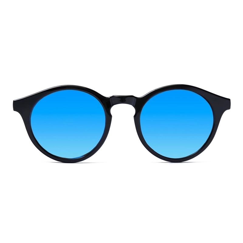 LENTES SOL RECKLESS NUEVO CUJAS NEGRO AZUL PROTECCIÓN UV 400 - 1