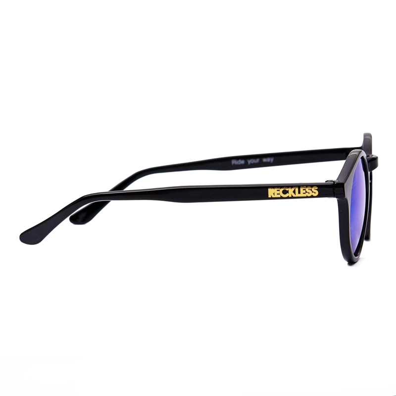 LENTES SOL RECKLESS NUEVO CUJAS NEGRO AZUL PROTECCIÓN UV 400 - 3