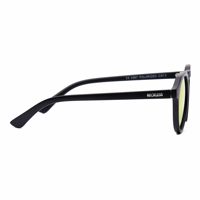 LENTES SOL RECKLESS STONE NEGRO ROJO PROTECCIÓN UV 400 - 3