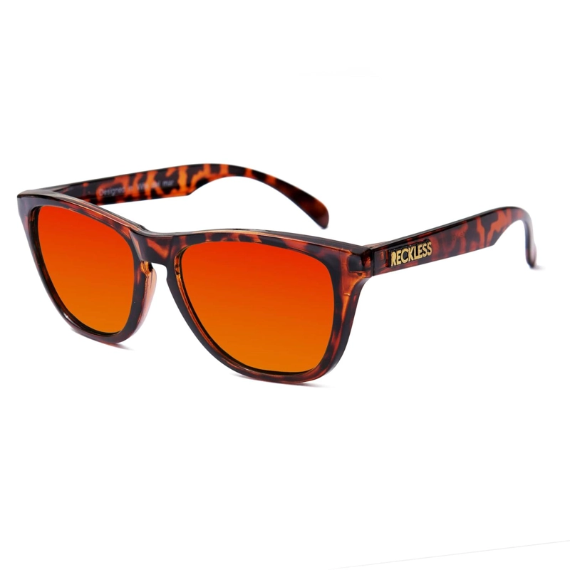 LENTES SOL RECKLESS FORK V2 TORTOISE/RED PROTECCIÓN UV 400 - 2