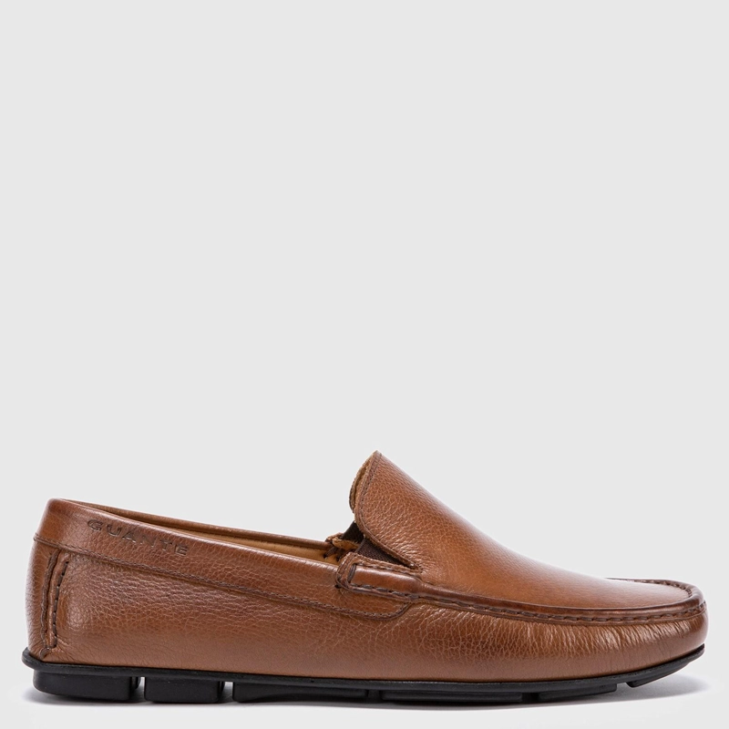 MOCASIN DE CUERO HOMBRE GUANTE WHISKY ANCONA - 1