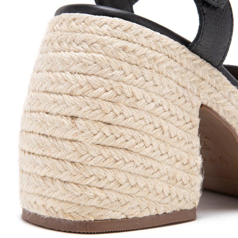 SANDALIAS MUJER GACEL CUERO NEGRO DIONE - 3