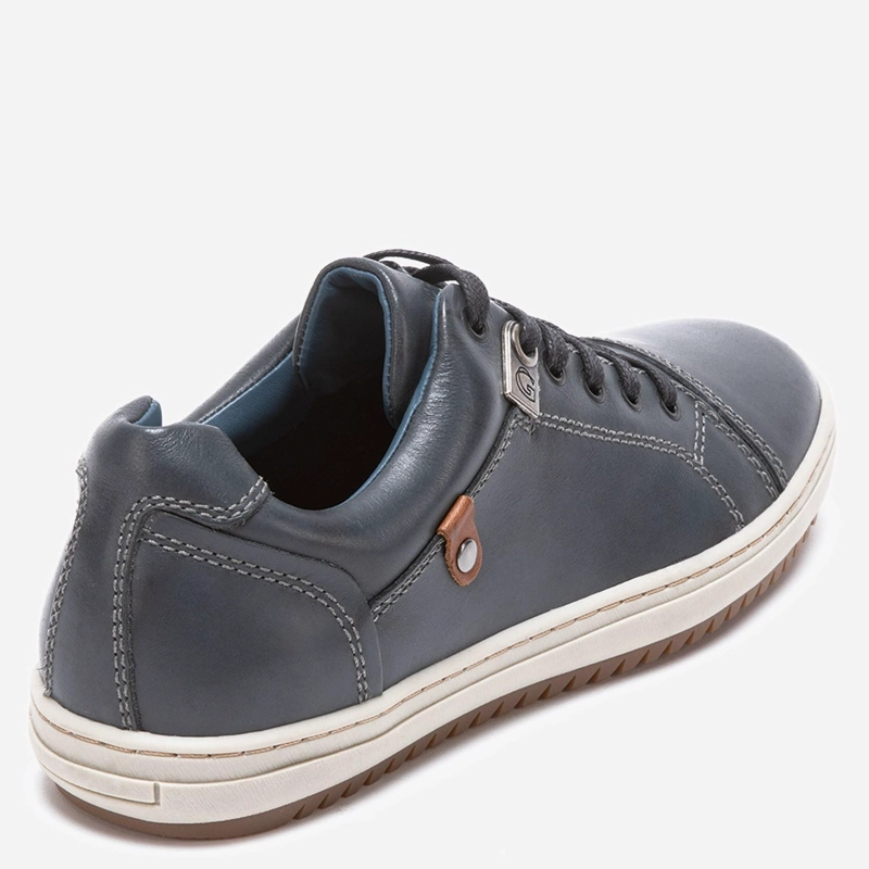 ZAPATILLA DE CUERO HOMBRE GUANTE GRAFITO KANSAS - 5