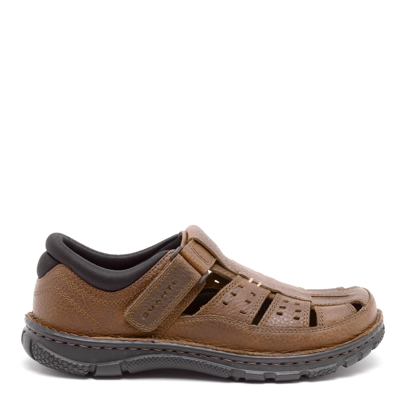 SANDALIAS HOMBRE GUANTE CUERO CERRADA BUDAPEST BRANDY - 1