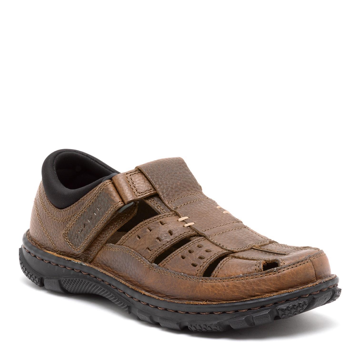 SANDALIAS HOMBRE GUANTE CUERO CERRADA BUDAPEST BRANDY - 2