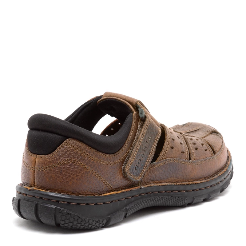 SANDALIAS HOMBRE GUANTE CUERO CERRADA BUDAPEST BRANDY - 5
