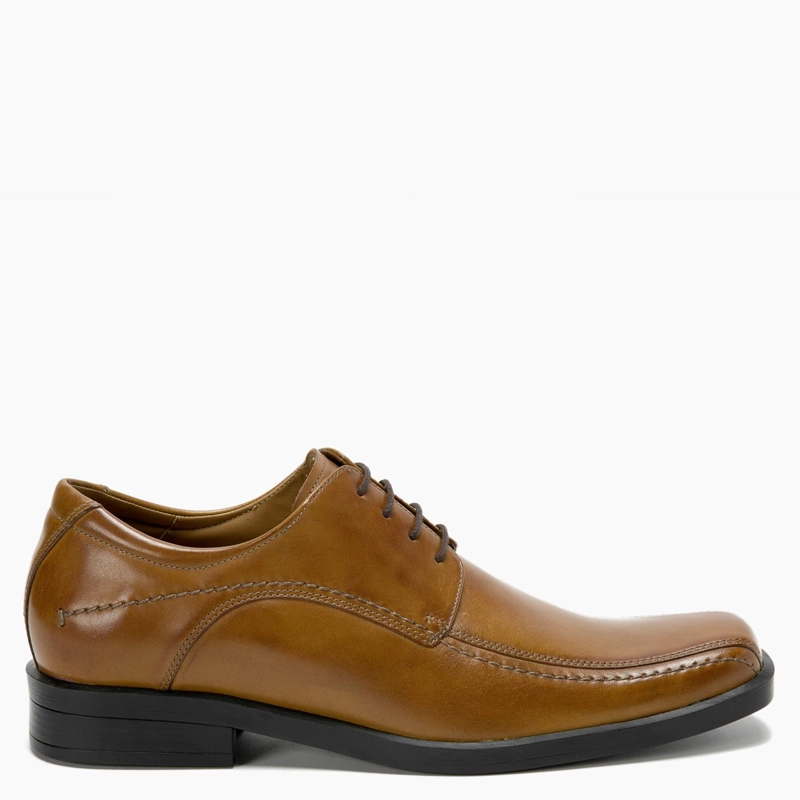 ZAPATO DE CUERO HOMBRE GUANTE CAMEL FIRENZE 0033147 - 1