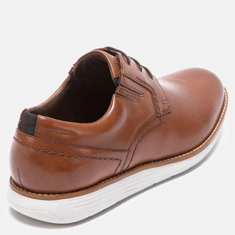 ZAPATO DE CUERO HOMBRE GUANTE CAMEL CAMBRIDGE 0034207 - 4