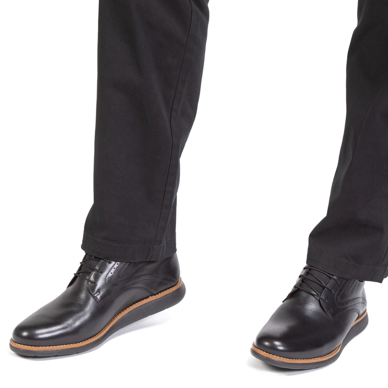 ZAPATO DE CUERO HOMBRE GUANTE NEGRO CAMBRIDGE - 2