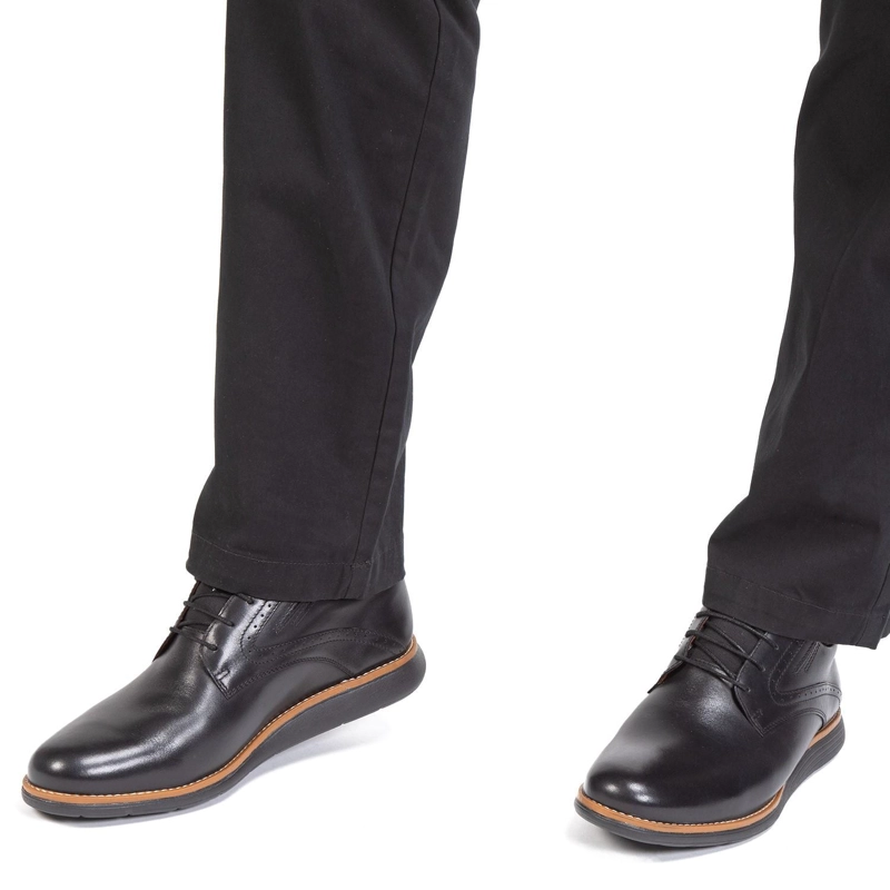 ZAPATO DE CUERO HOMBRE GUANTE NEGRO CAMBRIDGE 0035301 - 2