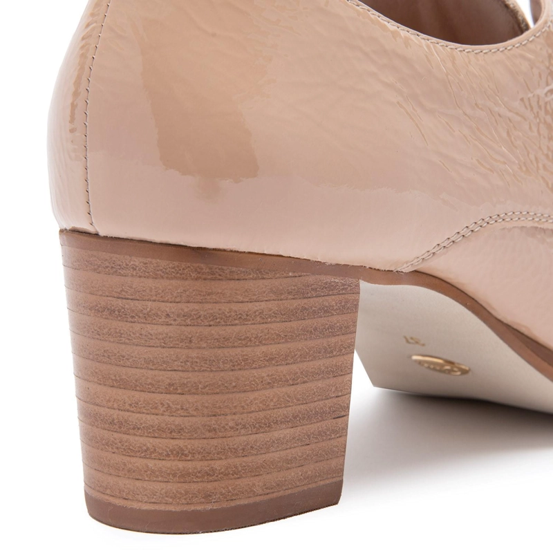 ZAPATO DE CUERO MUJER GACEL NUDE CLAUDIA 0659182 - 4