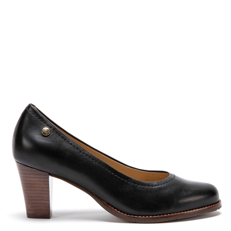 ZAPATO DE CUERO MUJER GACEL NEGRO MARGOT - 1