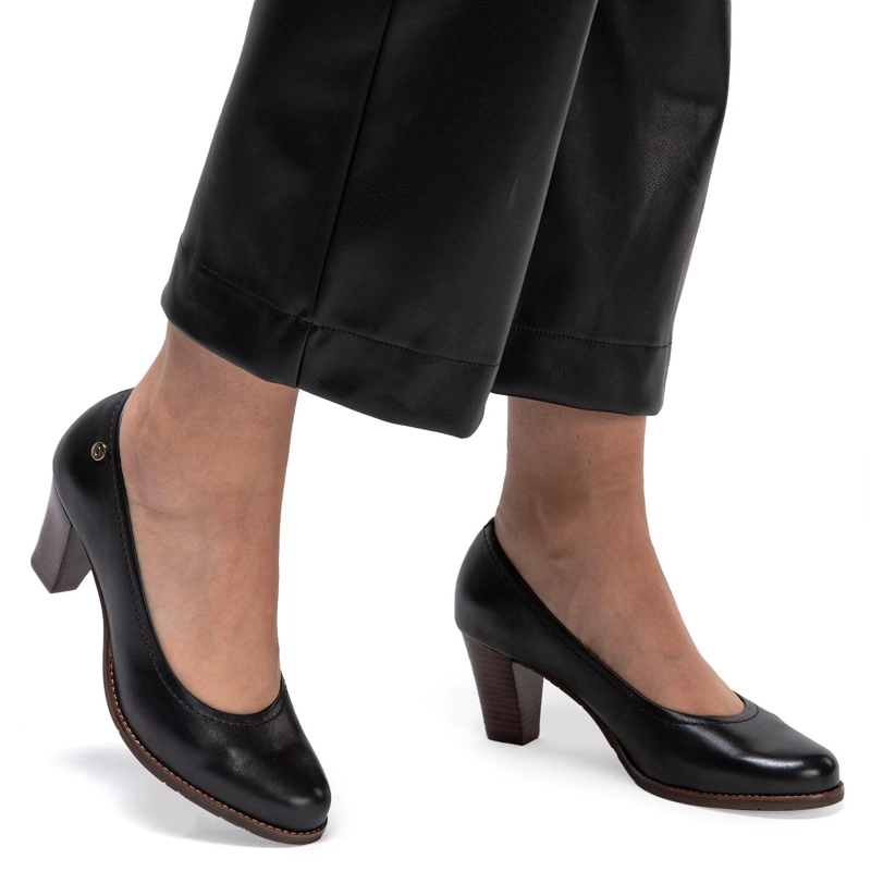 ZAPATO DE CUERO MUJER GACEL NEGRO MARGOT - 2