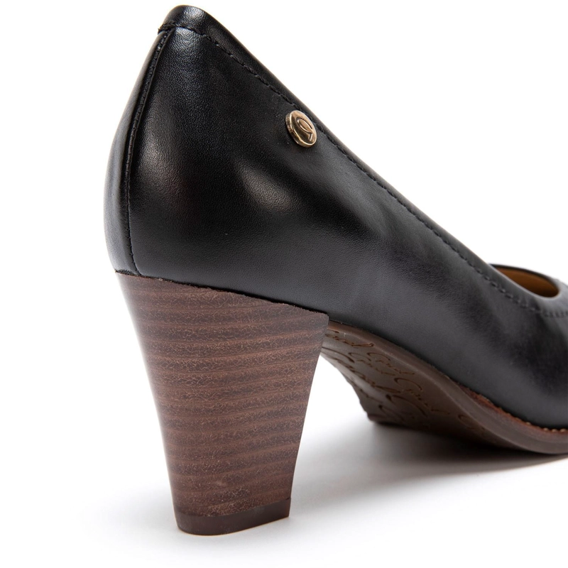 ZAPATO DE CUERO MUJER GACEL NEGRO MARGOT - 4