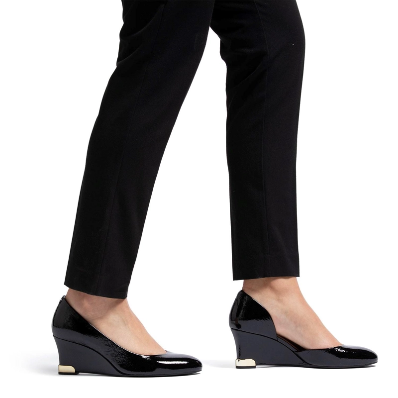 ZAPATO DE CUERO MUJER GACEL NEGRO CLARICE 0659179 - 2