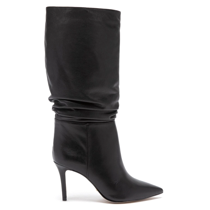 BOTA DE CUERO MUJER GACEL NEGRO JAZMIN - 1