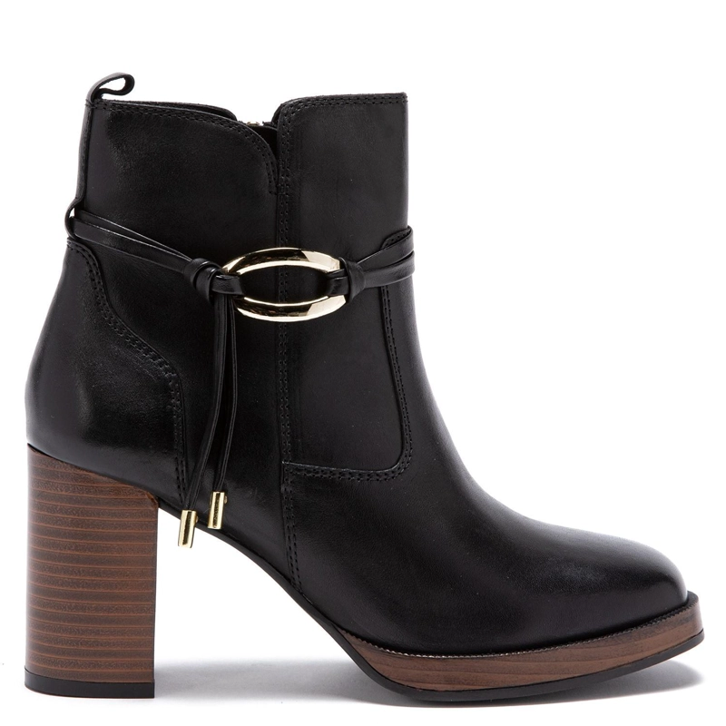 BOTIN DE CUERO MUJER GACEL NEGRO JUANA - 1