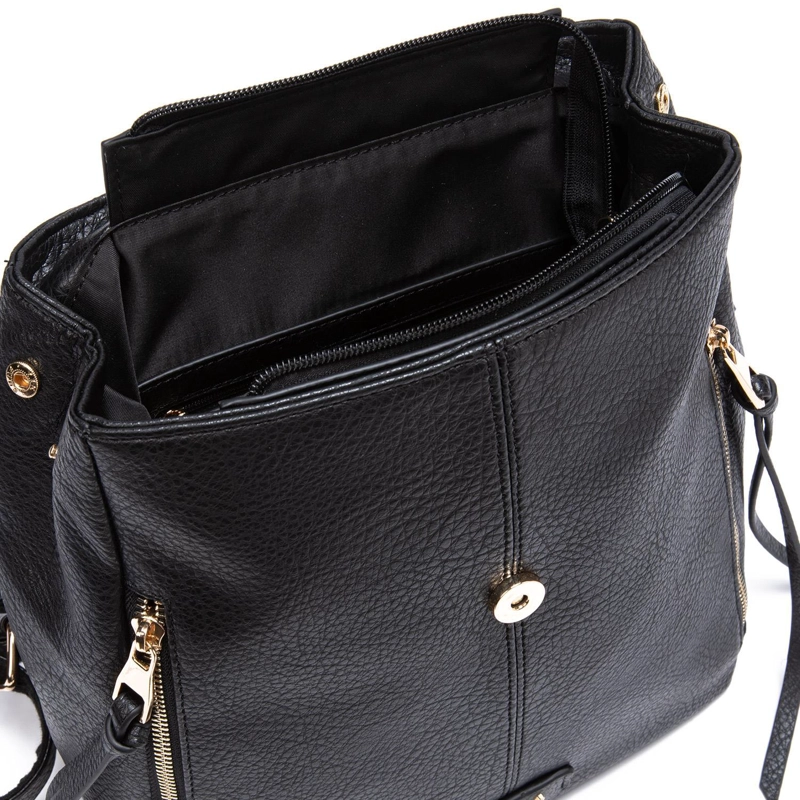 MOCHILA MUJER GACEL NEGRO PEQUEÑA - 5