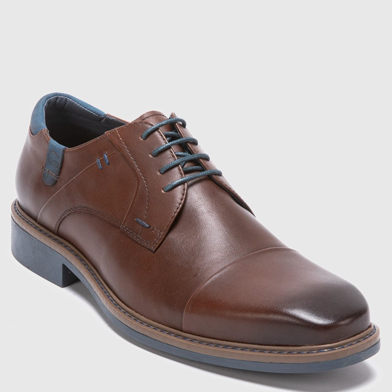 ZAPATO DE CUERO HOMBRE GUANTE CAFE  TORONTO 0035450 - 3