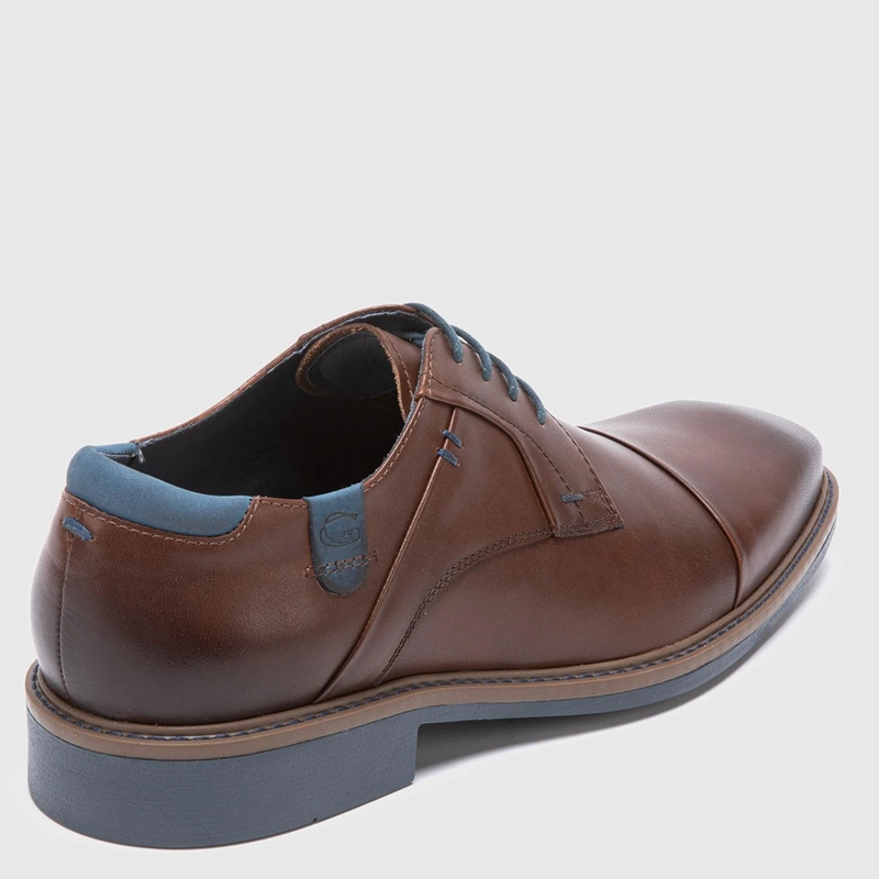 ZAPATO DE CUERO HOMBRE GUANTE CAFE  TORONTO 0035450 - 5