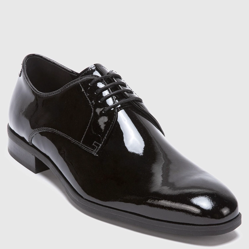ZAPATO DE CUERO HOMBRE GUANTE NEGRO PERUGIA 0035275 - 3
