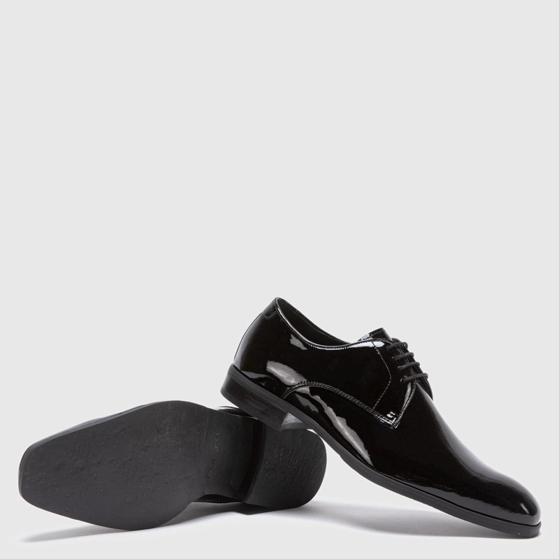 ZAPATO DE CUERO HOMBRE GUANTE NEGRO PERUGIA 0035275 - 4