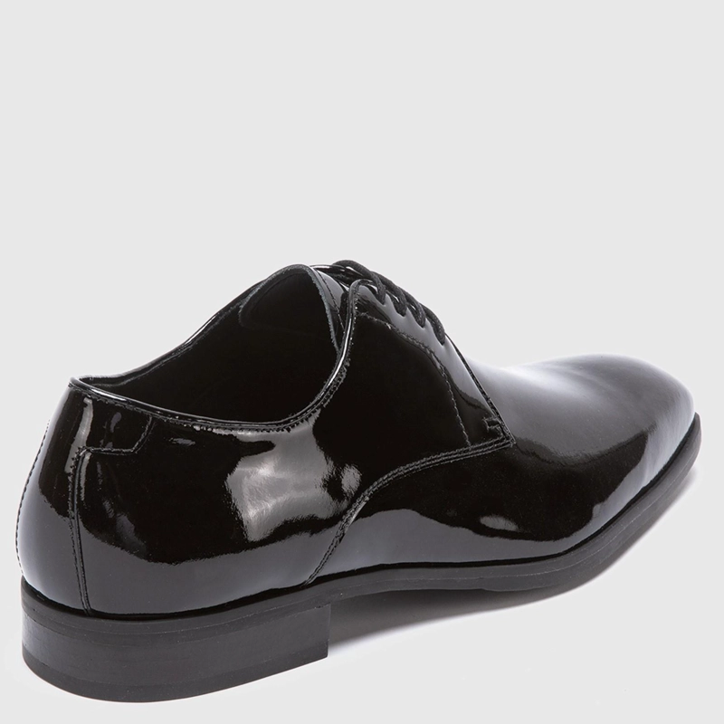 ZAPATO DE CUERO HOMBRE GUANTE NEGRO PERUGIA - 5